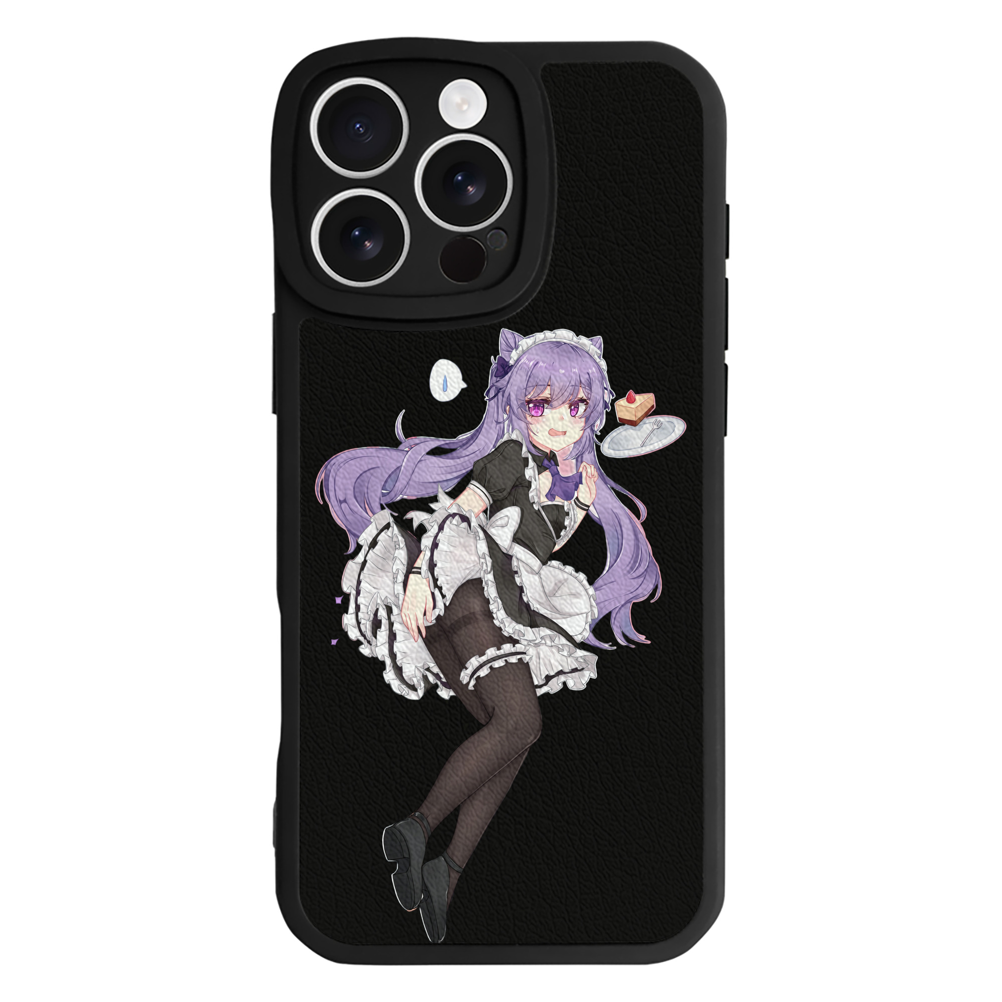 げんし神 刻晴 こくせい genshin Kokusei 【iPhone 16シリーズ対応】シリコンスマホケース（レザー調） 材質：シリコン